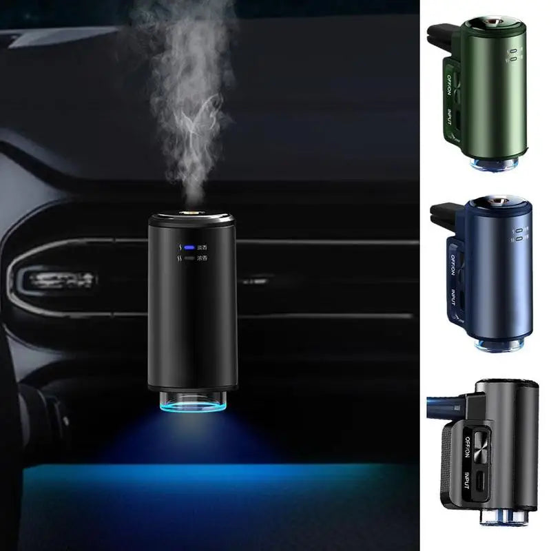Car Electric Air Diffuser Aroma Car Air Vent Humidifier Mist Aromatherapy Car Air Freshener Perfume Fragrance Car Accessories