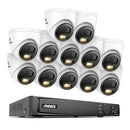 ANNKE 8CH 4K Ultra HD POE Network Video Security System 8MP H.265+ IP Camera Support Two Way Audio human & Vehicle Detection 4MM