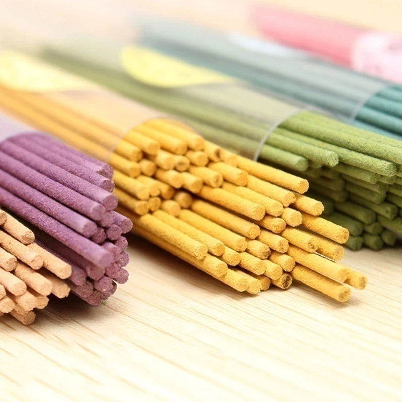 50Sticks Incense Burners Aromatherapy Fragrance Spices Fresh Air Natural Aroma Indoor Spices Sandalwood Air Cleaner