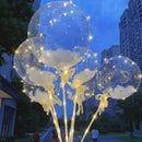 10pcs Transparent Bobo Balloon 10/12/18/20/24inch Happy Birthday Bubble Balloons Wedding Birthday Party Decoration Clear Globos