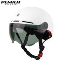 PEMILA Bicycle Helmet With Goggles Cycling Helmet Full Edge Wrapping Technology Bike Helmet Road MTB E-bike MTB Bicycle Helmet