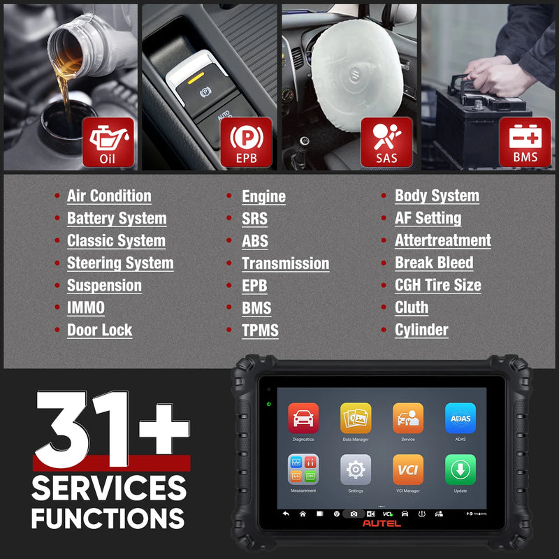 Autel MaxiSYS MS906 Pro Car Scan Tool OBD2 Bi-Directional Diagnostic Scanner For ECU Coding All Systems Diagnostic PK MS906BT