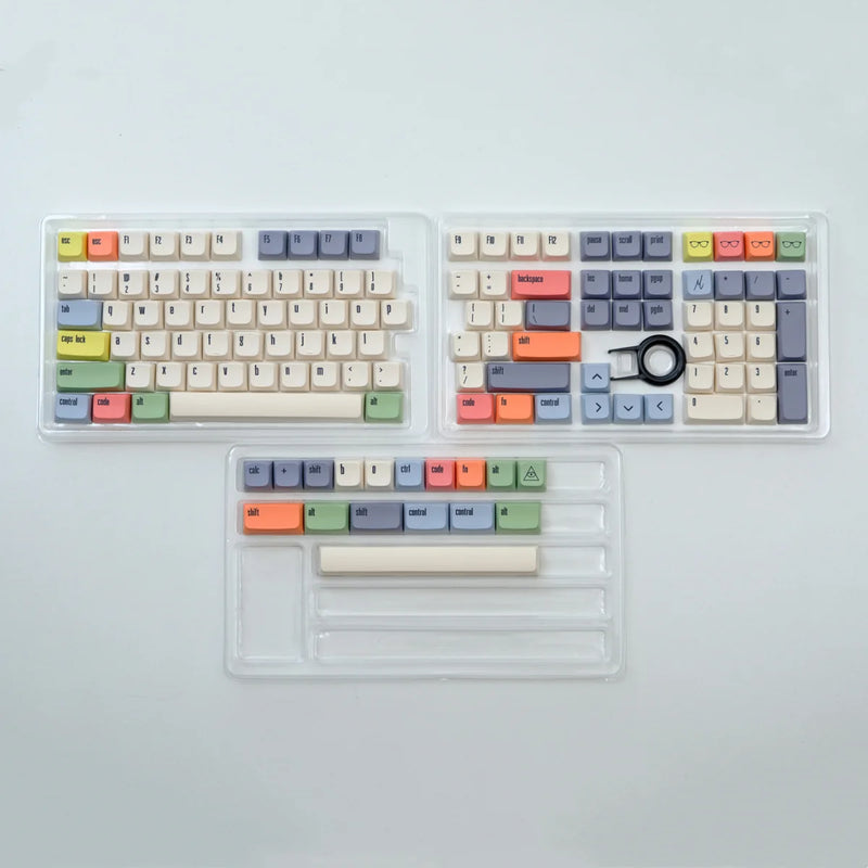 GMK Canvas Keycaps Dye Sub Keycap XDA PBT For Mechanical Keyboard Gaming 75% Color Key Caps Wooting Minimalism Retro Custom DIY
