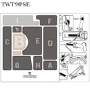 TWTOPSE Bike Protection Film For Brompton Folding Bicycle Invisible Paint Scratch-resistant Sticker Frame Fork Protector 3SIXTY