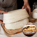 Oval Banneton Brotform Baking Supplies Bread Fermentation Baskets Portable Bread Fermentation Baskets Bowl Woven Kitchen Gadgets