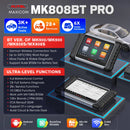 Autel MaxiCOM MK808BT PRO Car Bi-directional Diagnostic Tools OBD2 Scanner Code Reader All System Diagnosis PK MX808S MK808S