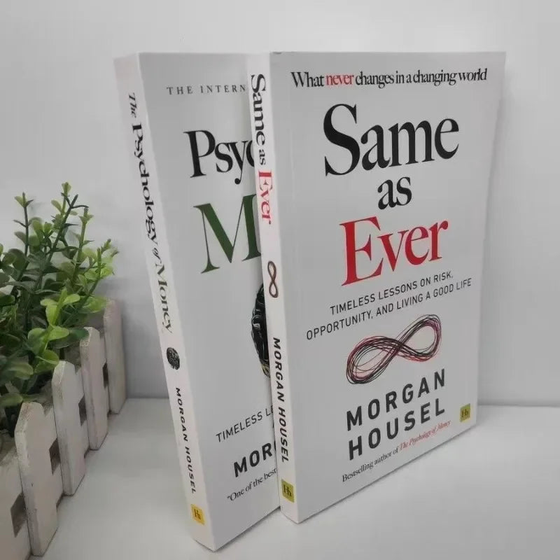 2 Books/set By Morgan Housel The Psychology of Money and Same As Ever Book in English Paperback