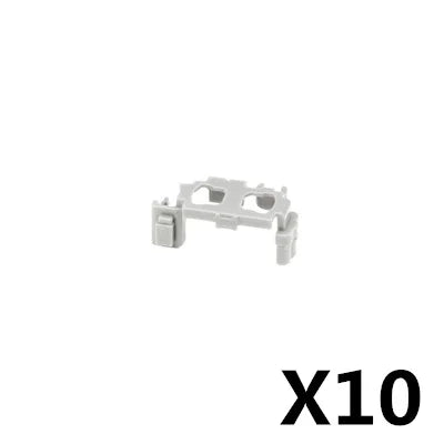 MOC WWII Military Figure Accessories Building Blocks Soldiers Face Scarf Tactical Belt Headphones Telegram Toys Children J031