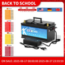 KEPWORTH 12V 100Ah LiFePO4 Battery Packs Grade A Cells Rechargeable For Outdoor / Home Storage Lithium Iron Phosphate Batteries