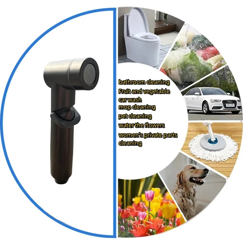 Bidet Spray Set Water Jet High Pressure Handheld Bidet Sprayer Toilet Cleaning Hygienic Shower for Bathroom Accessories