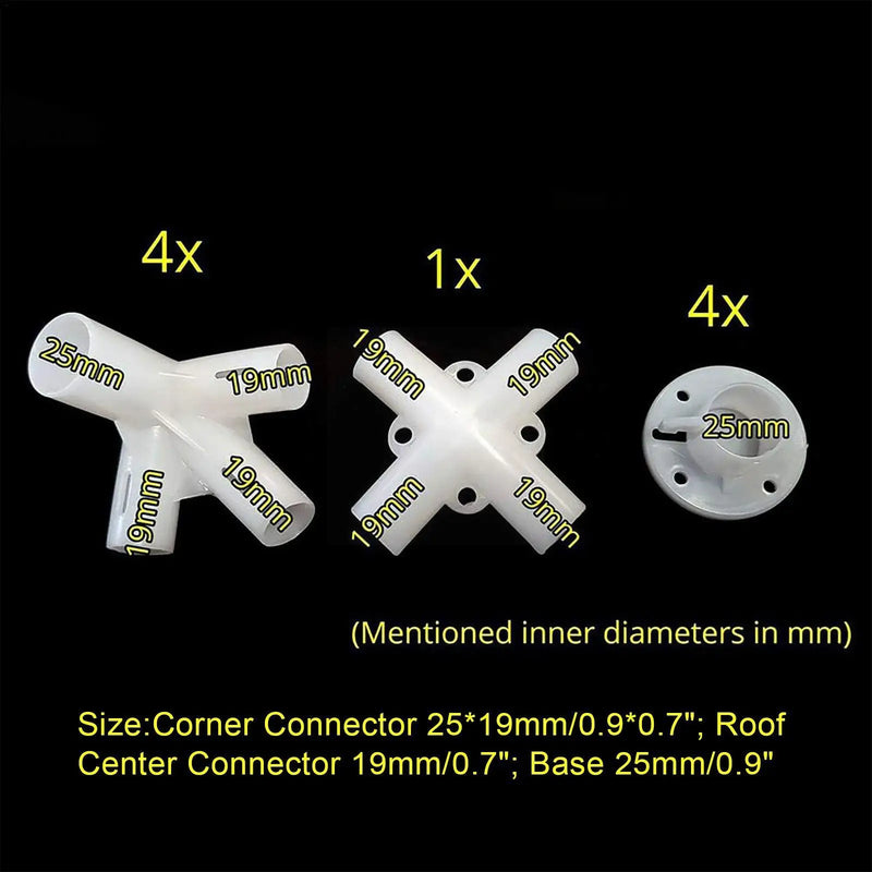 Spare Parts For 3x3m Gazebo Awning Tent Feet Corner Center Connector Tent Connector Parts Tent Outdoor Camping Accessories K0W7