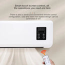 Mobile Portable Cooling Air Fan For Bedroom RV DualUse Hot Air Blower Wall Mounted Electric Cooling And Heating Air Fan