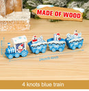 Wooden/Plastic Train Christmas Ornament Merry Christmas Decoration For Home 2024 Xmas Gifts Noel Natal Navidad New Year 2025