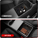 For Tesla Model Y Juniper 2025 & Model 3 Highland 2024 2025 ABS Center Console Organizer Tray Armrest Storage Box Accessories