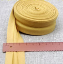 25mm (1“) width Bias Tape 100% Cotton Extra Soft for Baby Cloth Skin-friendly Fablic Bias Binding Tape Ironed Folded 12 yards