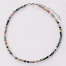 2023 Simple 4MM Natural Stone Women Chokers Collar Necklace Steampunk Classic Bohemia Jewelry Femme Dropship