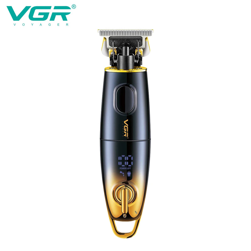 VGR Hair Cutting Machine Cordless Hair Trimmer Professional Barber Hair Clipper Digital Display Haircut Trimmer for Men V-979