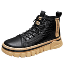 Damyuan Non-Leather Shoes Men Comfortable Sneakers Men Waterproof Non-Slip Outdoor Casual Shoes Tooling Motorcycle Boots 39-44