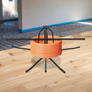 Pipe Reel Dispenser Rust-Resistant Heating Pipe Reel Decoiler Underfloor Heating System for Construction Sites/Factories