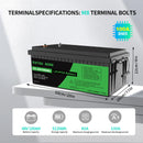 Ddtouboss 48v Lithium Battery 100Ah Peak Discharge Current 500A With Smart BMS Use for Inverters PV RV