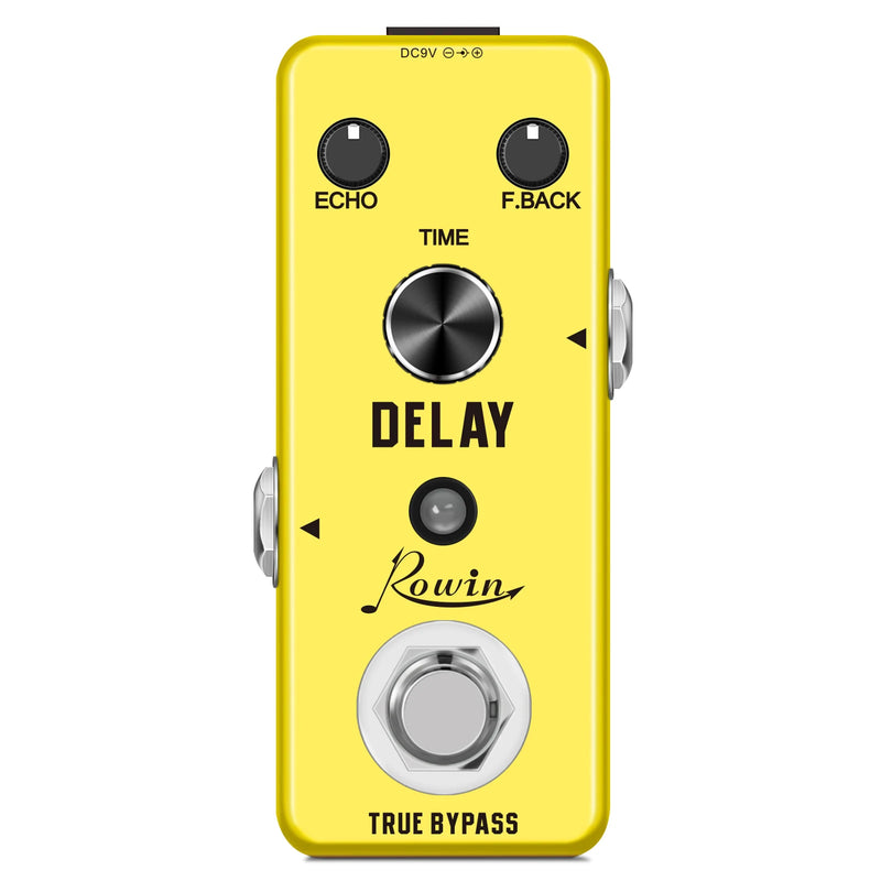 Rowin Guitar Effect Pedal Noise Gate Tuner Comp Delay Chorus Distortion Overdrive Fuzz Flanger Phaser Tremolo DI BOX True Bypass