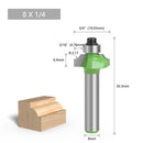 LAVIE 1pc 8mm Shank Beading Bit Tungsten Carbide Double Edging Router Bits Milling Cutter For Wood Woodworking Tools C0805216GN