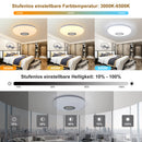 Moderne Musikleuchte RGB Dimmen Smart LED Lampe 30W Φ28cm mit Fernbedienung und APP-Steuerung für Schlafzimmer Wohnzimmer