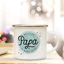 The Entire Universe Best Dad Print Coffee Cup Enamel Mugs Gift Father's Day Drink Wine Juice Cup Fathers Day Gifts Enamel Mug