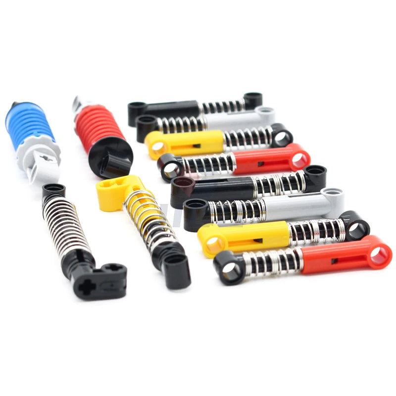 Technical Parts Hard Soft Spring Shock Absorber Building Blocks Compatible 79717  2909c03 95292c01 731c04 731c06 MOC Bricks Toy