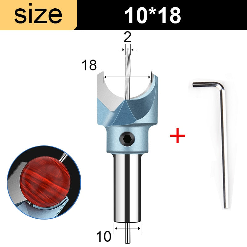 Tideway Dia.6-30mm Carbide Woodworking Bead Drill Bits 10mm Shank Wooden Buddha Ball Router Bit Beads Industrial Grade Hand Tool