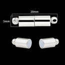 2 Sets Locking Strong Magnetic Clasps Magnet End Clasp Connectors For Jewelry Making DIY Bracelet Necklace Extender Accessories