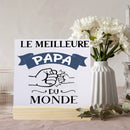 French Printed Plaque Sign Gifts Dad Birthday Gift Ceramics Wooden Decoration Present Father's Day Festive Best Gifts for Daddy