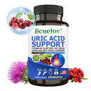 Uric Acid Cleanse Detox Capsules - Helps Promote Healthy Uric Acid Levels, Joints, Muscles, Supports Kidney and Liver Health