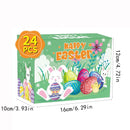 24pcs Bunny Eggs Easter Egg Gift Boys And Girls Easter Gifts Party Stuffed Dolls