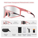 WEST BIKING Cycling Photochromic Men Sunglasses Women Bicycle Riding Outdoor Sports Bike Anti-fog Glasses Cycling Equipment