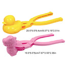2/3/4PCS Duck Rice Mold DIY Sushi Molds Snowball/Rice Ball Maker Clip with Handle Cute Animal Rice Shaper Winter Snow Toys