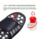 A Pair Of Acupoint Massage Slippers For Both Men And Women, Chinese Style Acupoint  Rotating Foot Massage Shoes, Unisex Style