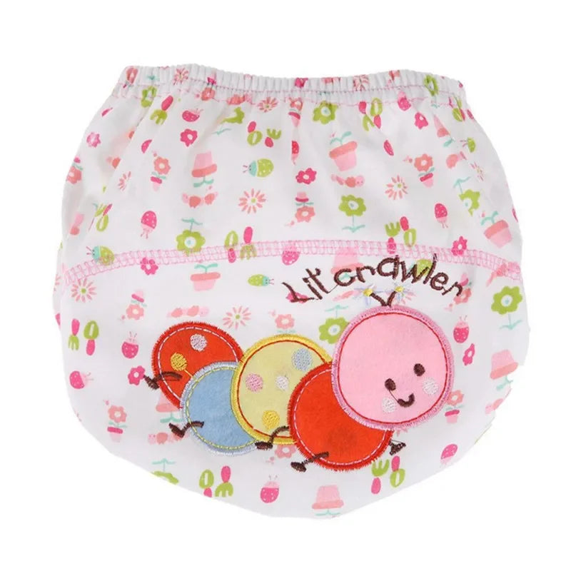 6pcs/Lot Baby Girls Waterproof Learning Pants Toilet Training Be Reused 10-14kg