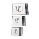 100pcs 3 Sizes Thank You Printed OPP Self-sealing Bags, Small Gift Bags For Gift And Party Decoration