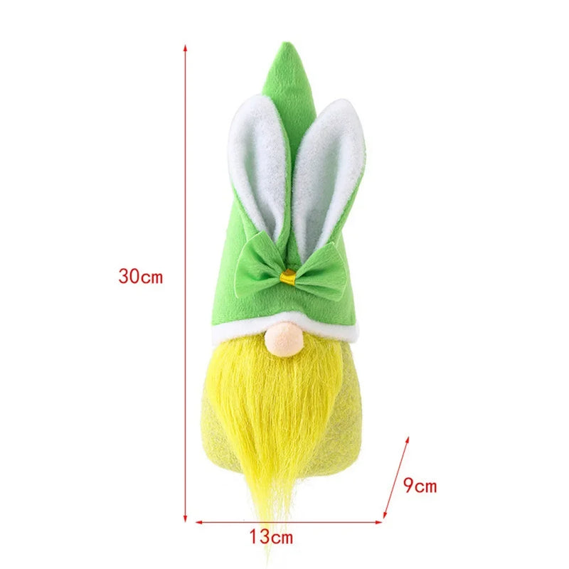 Easter Faceless Gnome Rabbit Doll Cartoon Home Easter Ornament Bunny Doll Easter Party Gifts