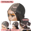 Bone Straight 13x4 Lace Frontal Human Hair Wigs Short Bob Preplucked 7x5 Glueless Wig Human Hair Brazilian Ready To Wear On Sale