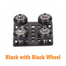 1set 3D Printer Parts Opensource V Gantry Plat Set Special Slide Plate Pulley For 2020 /2040 V-slot Aluminum Profiles Wheels