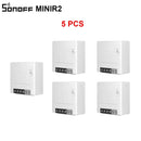 SONOFF MINIR2 Two Way Switch Mini WiFi Smart Home Switch Wireless Remote Control Works with eWelink Alexa Google Home Assistant