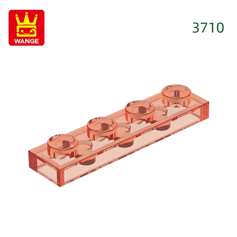 Wange 149Pcs/Lot 3710 1x4 Basic Building Block Moc Components Parts Compatible with Bricks DIY Children Assembly Toy Gift Box