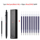 Cute Kaco MIDOT Gel Ink Pen Metal Signature Pens 0.5mm Fine Point 800Meter Smooth Writing Quick Dry Office School Stationary