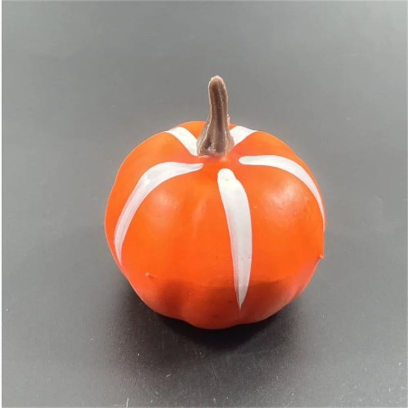 Mini Artificial Halloween Pumpkin Decor Simulation Vegetable DIY Craft Halloween Home Party Decoration Props Farmhouse Harvest