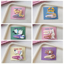 Animal Cartoon Mini Hair Clip Kawaii Korean Style Cute Barrettes Set Candy Color Princess Series Bear BB Clip Hair Styling Tool