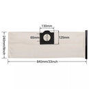 Washable Dust Bags Coth For Karcher WD3 WD3300 MV3 SE4001 SE4002 6.959-130 A2200 A2500 A2600 A2900 A3100 Vacuum Cleaner Parts