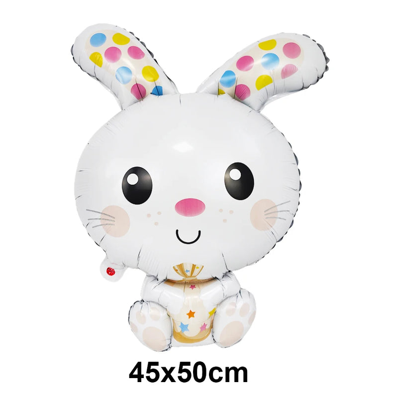 Easter Outdoor Party Games for Family Bunny Potato Sack Race Jumping Bags Kids Easter Egg Spoon Race Eggs Hunt Games Party Favor