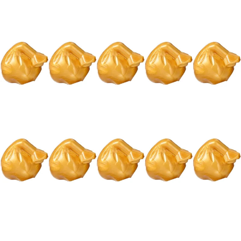 MOC Building Blocks Figures Accessories Cash Dollar Coin Bag Model Gold Silver Bar Colored Diamond Treasure Box Series Coffer